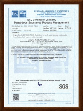 PCB circuit board_PCB circuit board manufacturer_PCB manufacturer_Jiangmen Benlida Circuit Co., Ltd.-QC080000  ROHS Certificate